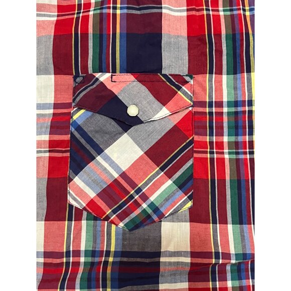 Wrangler Pearl Snap Short Sleeve Western Shirt Men's Size 4X - Picture 2 of 7